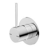 Mecca Shower Nero Mixer Handle Up 80mm Plate - Chrome